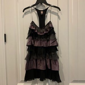 FREE PEOPLE Ruffle Tiered Top Racerback